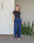 Pantalón de mezclilla wide leg R 4230