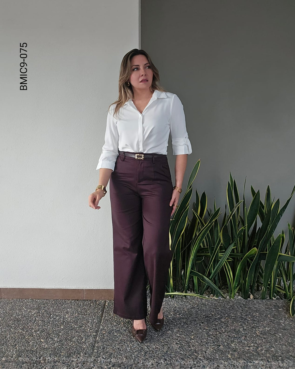 Blusa camisera manga larga  I 075