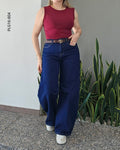Pantalón corte barrel estilo urbano S 804