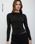 Blusa manga larga ajustada I 1290
